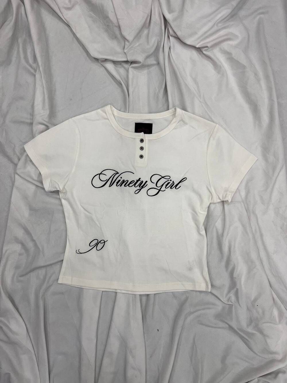 【9090 girl】0606發售新品 Ninety Girl Slim Tee