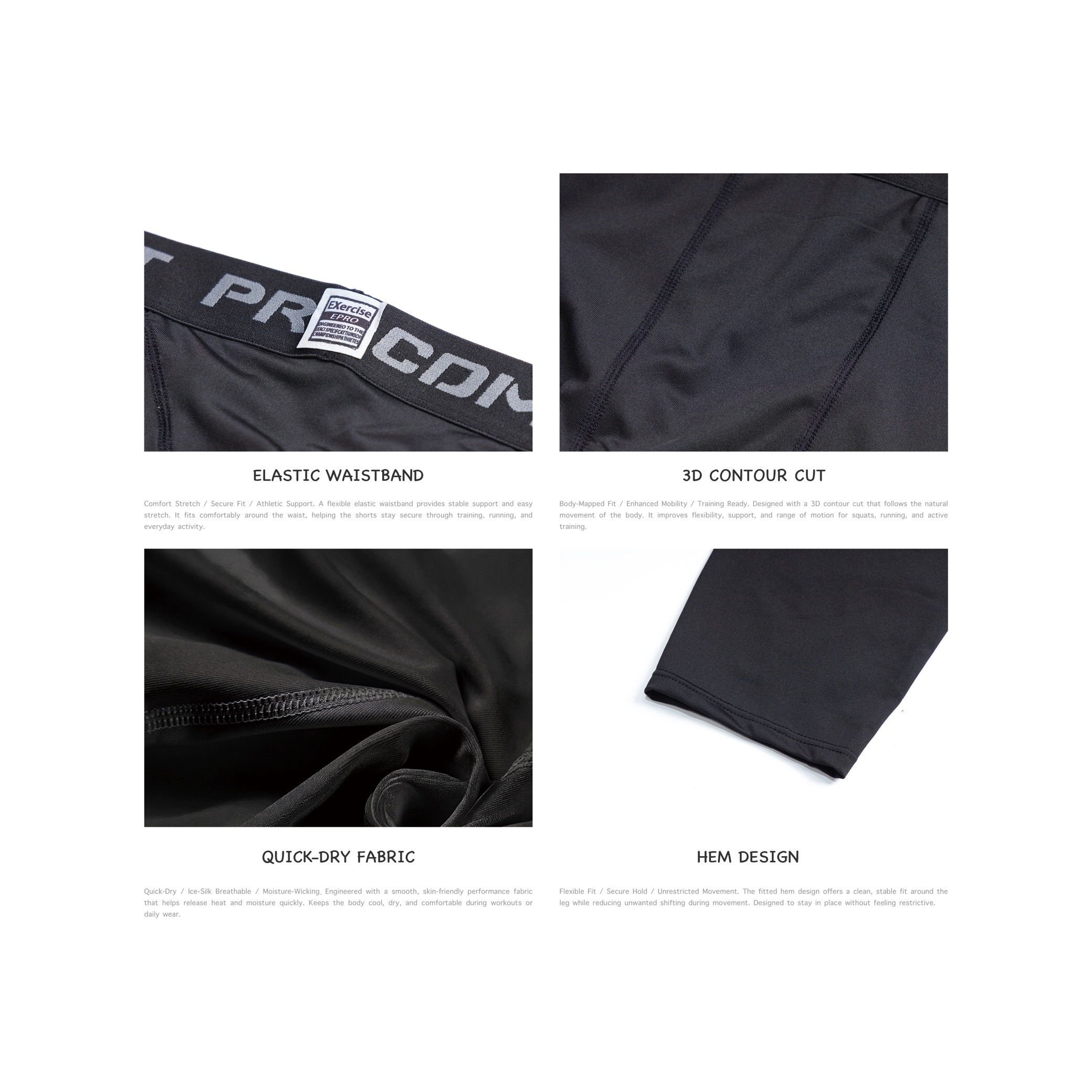 L.PARK® SELECT - Dry-Tech 3D Training Leggings 「03 」