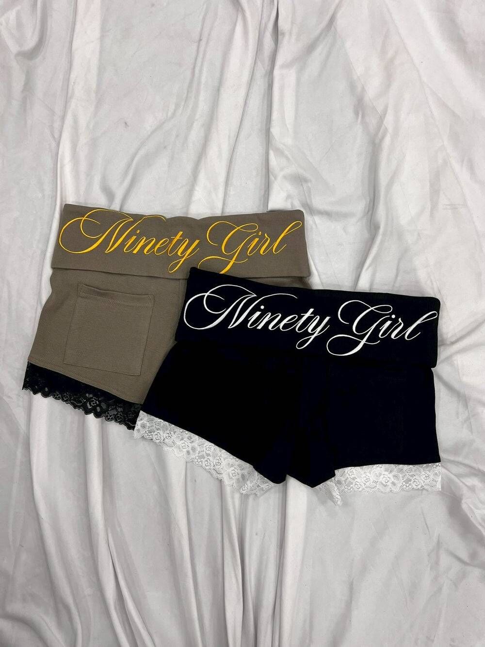 【9090 girl】0606發售新品 Ninety Girl Lace Micro Shorts
