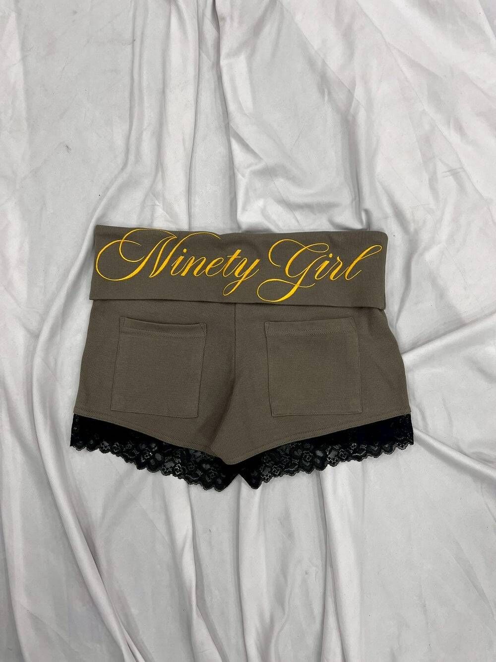 【9090 girl】0606發售新品 Ninety Girl Lace Micro Shorts