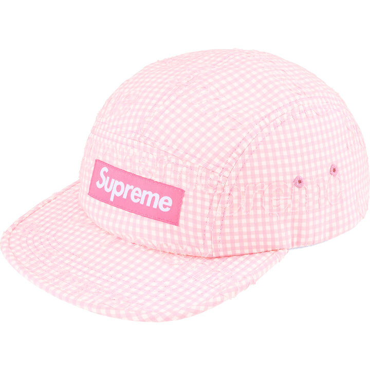 【Supreme】0606發售Monogram Gingham Camp Cap