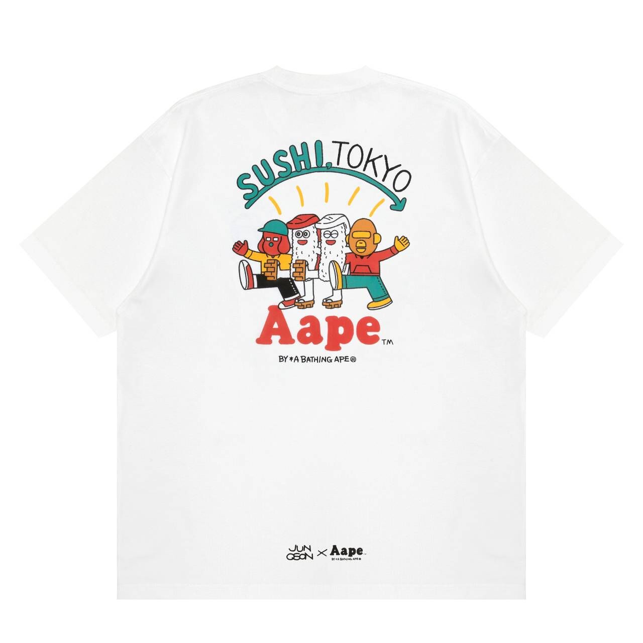 【AAPE 】0605發售 東京限定 AAPE x Jun Oson Tee(Tokyo Exclusive- Sushi)