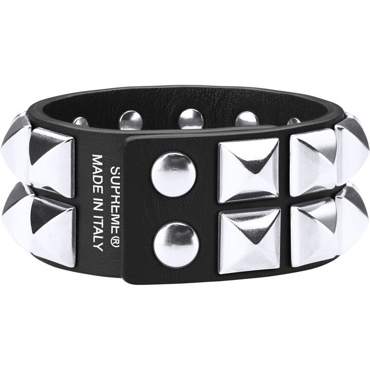 【Supreme】0606發售Studded Leather Bracelet