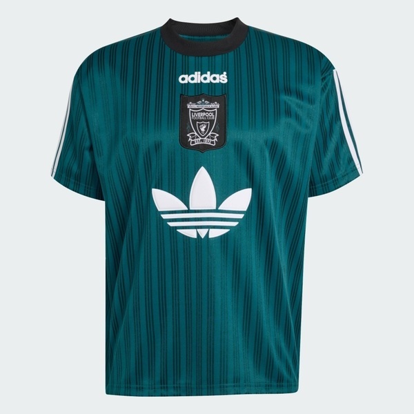 Adidas 愛迪達 Lfc Poly Tee 95 KA8105 男 T恤 運動上衣 休閒短袖 綠 利物浦 懷舊