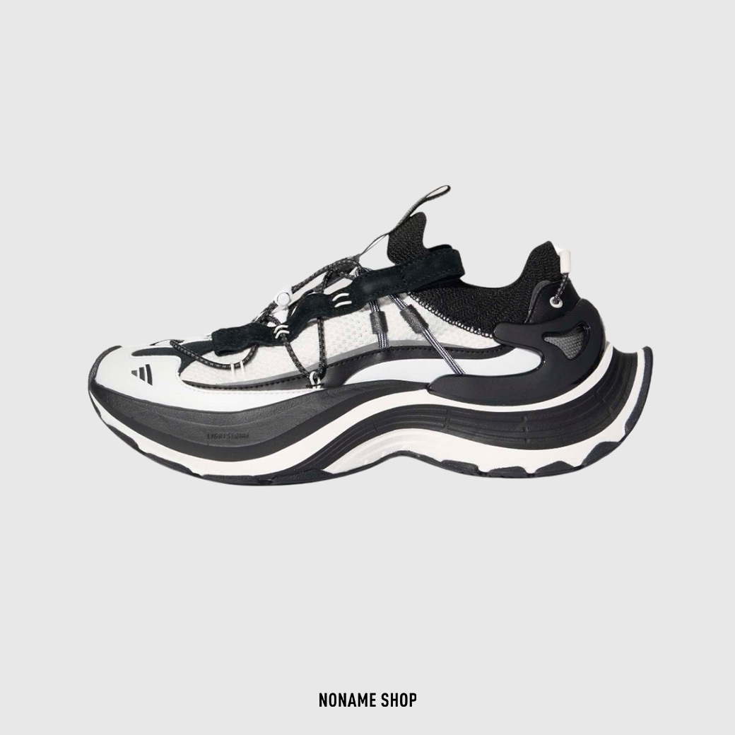 ADIDAS FOS XLG SPEED HIKE "White Black" 厚底 機甲鞋 老爹鞋 巴黎世家風 (男/女同款)
