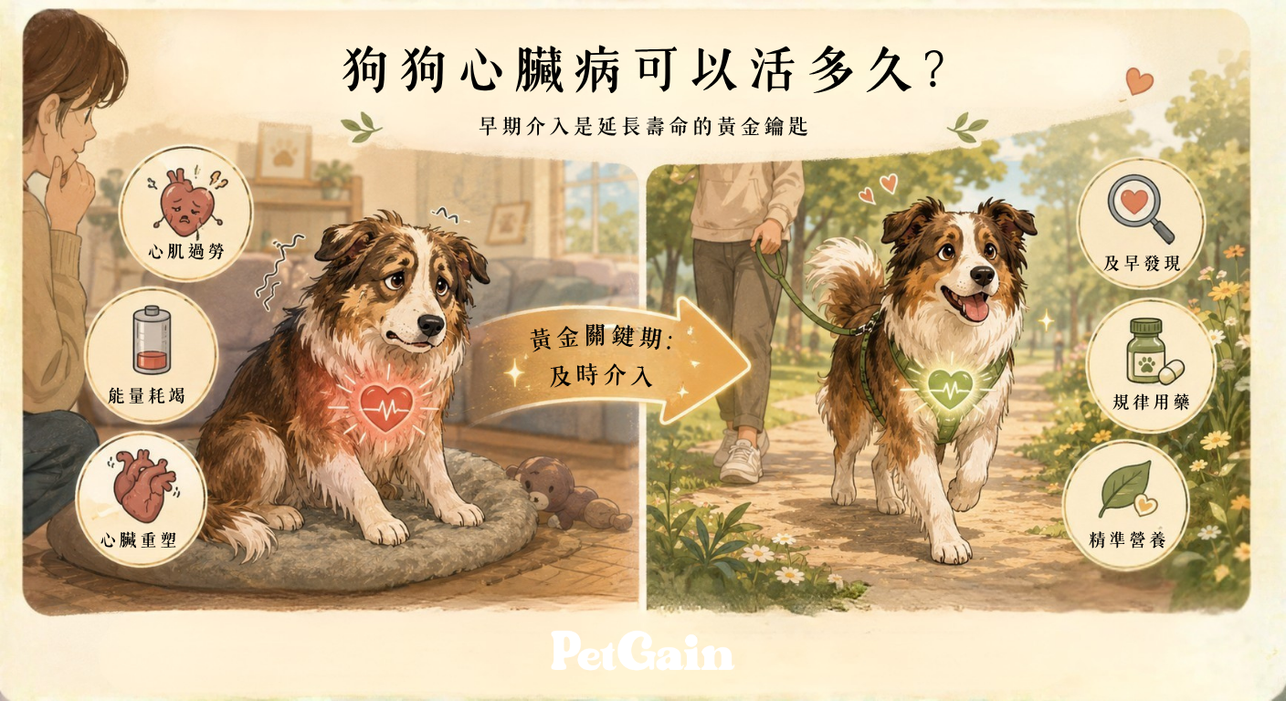 狗狗心臟病可以活多久