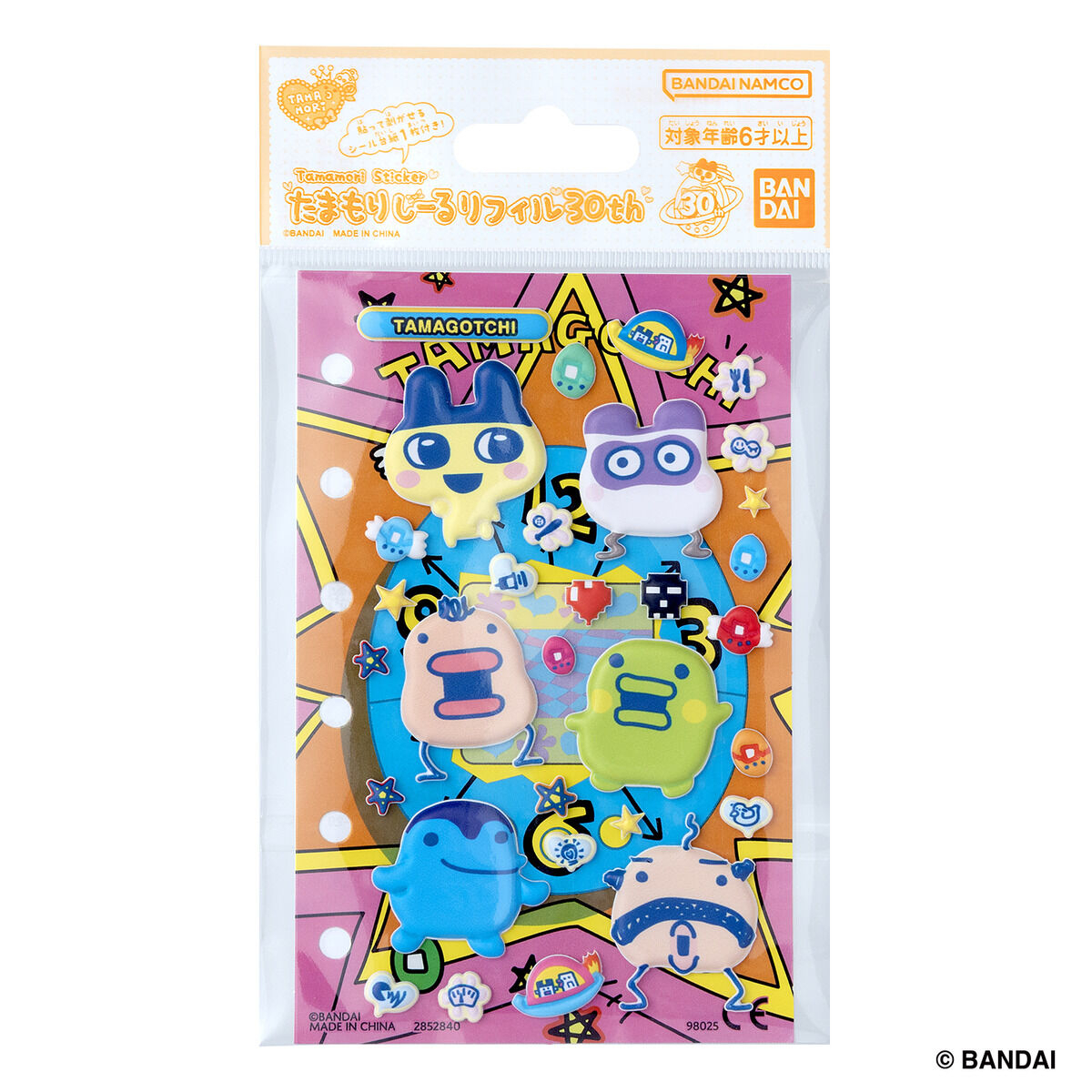 [預訂] BANDAI Tamamori貼紙 30週年 TAMAGOTCHI套裝