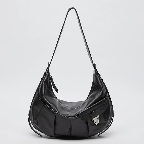 [入code再-$50～13/6連線收單]  Archivepke｜Lock pocket bag皮款 側孭斜孭 [2 colors] 關鍵字：AP31