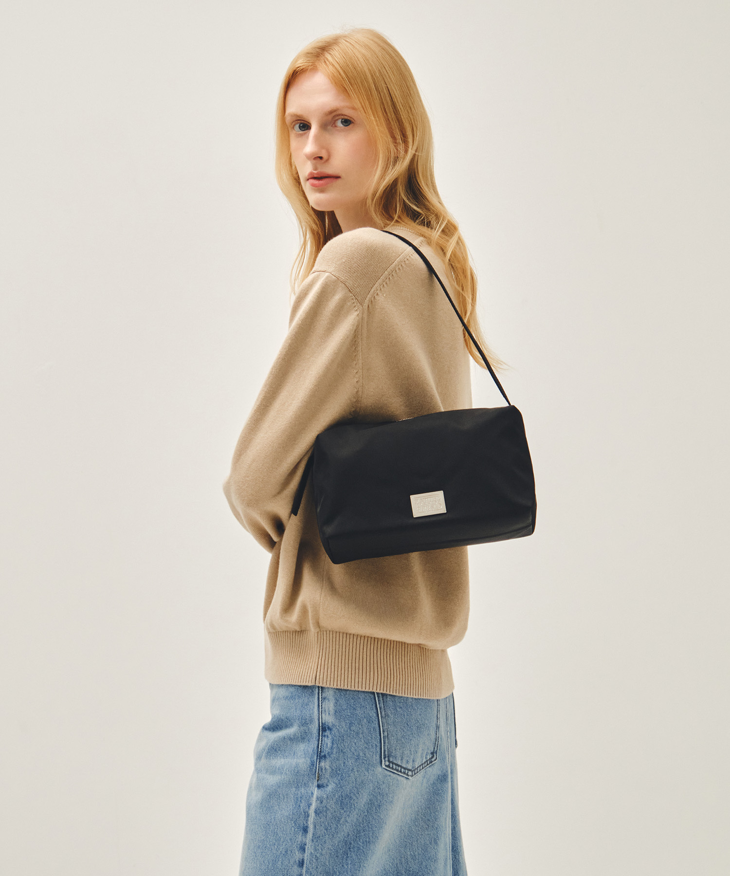 <韓國代購> MARITHE FRANCOIS GIRBAUD CLASSIC LOGO NYLON BOX BAG