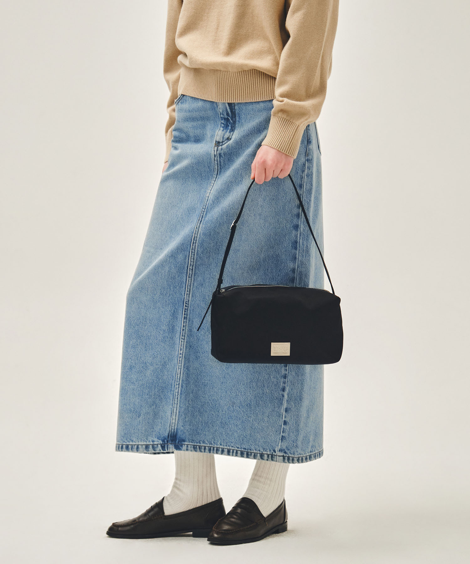 <韓國代購> MARITHE FRANCOIS GIRBAUD CLASSIC LOGO NYLON BOX BAG