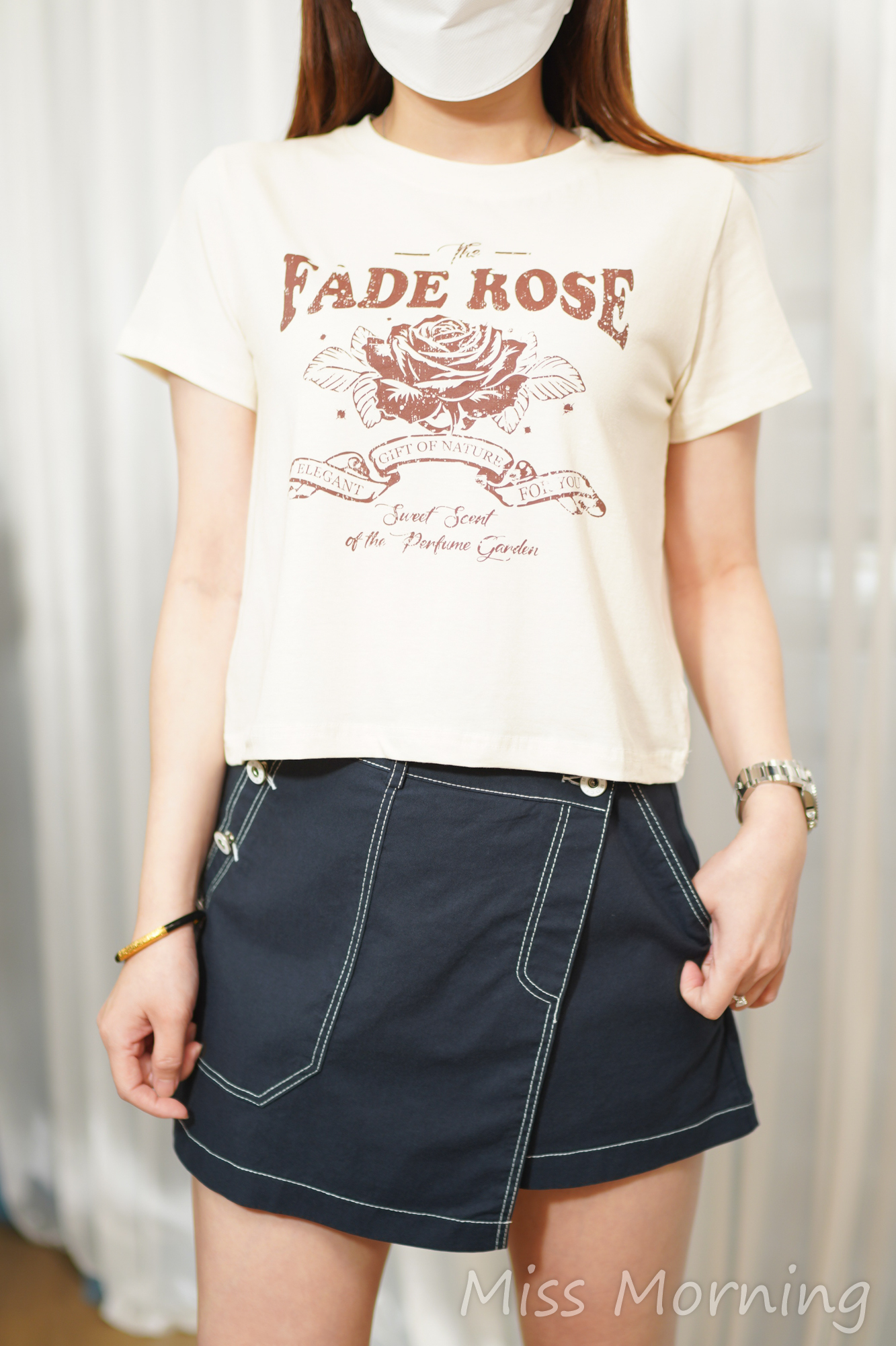 花花圖案短Tee(15246)