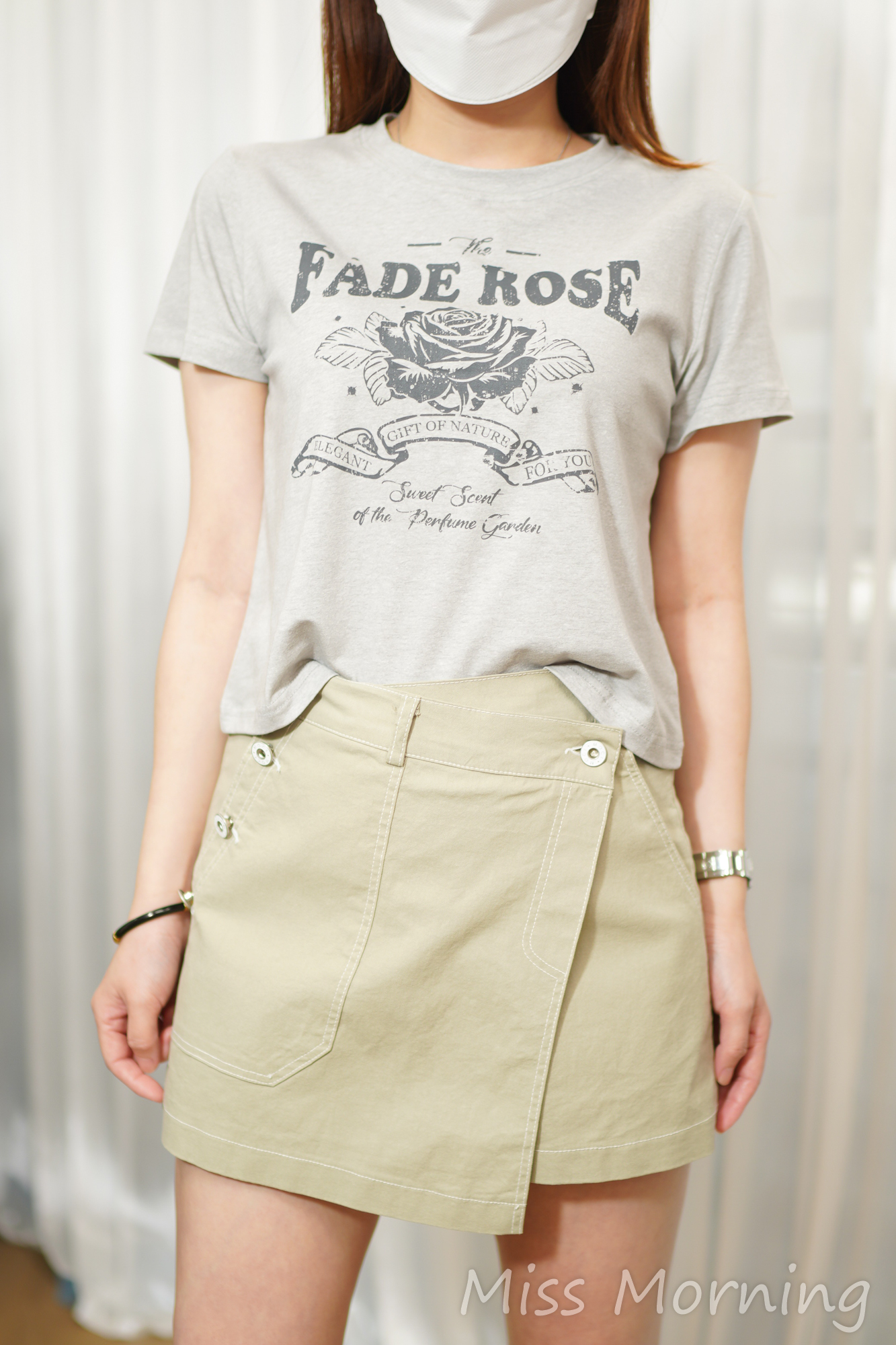 花花圖案短Tee(15246)