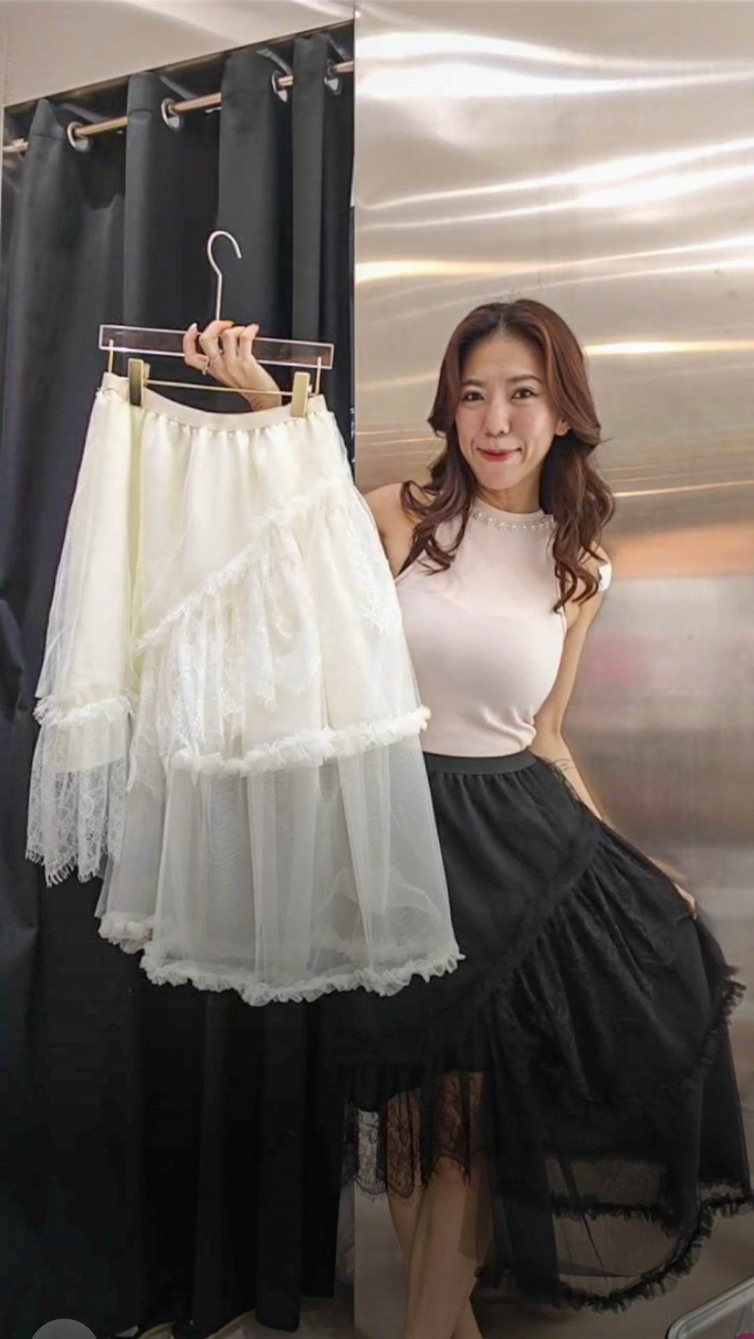 🎈K8722  ▶️不規則裙 👉W:62-102cm H:cm L:61cm👈