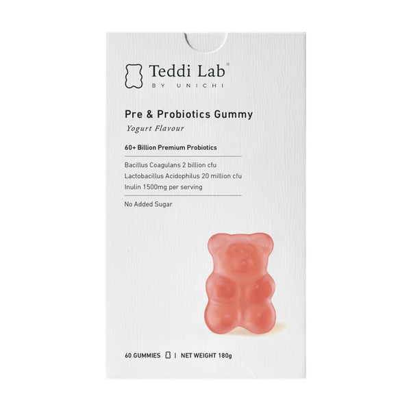Unichi - 澳洲 Unichi Teddi Lab 益生元益生菌小熊軟糖 乳酪味 60粒