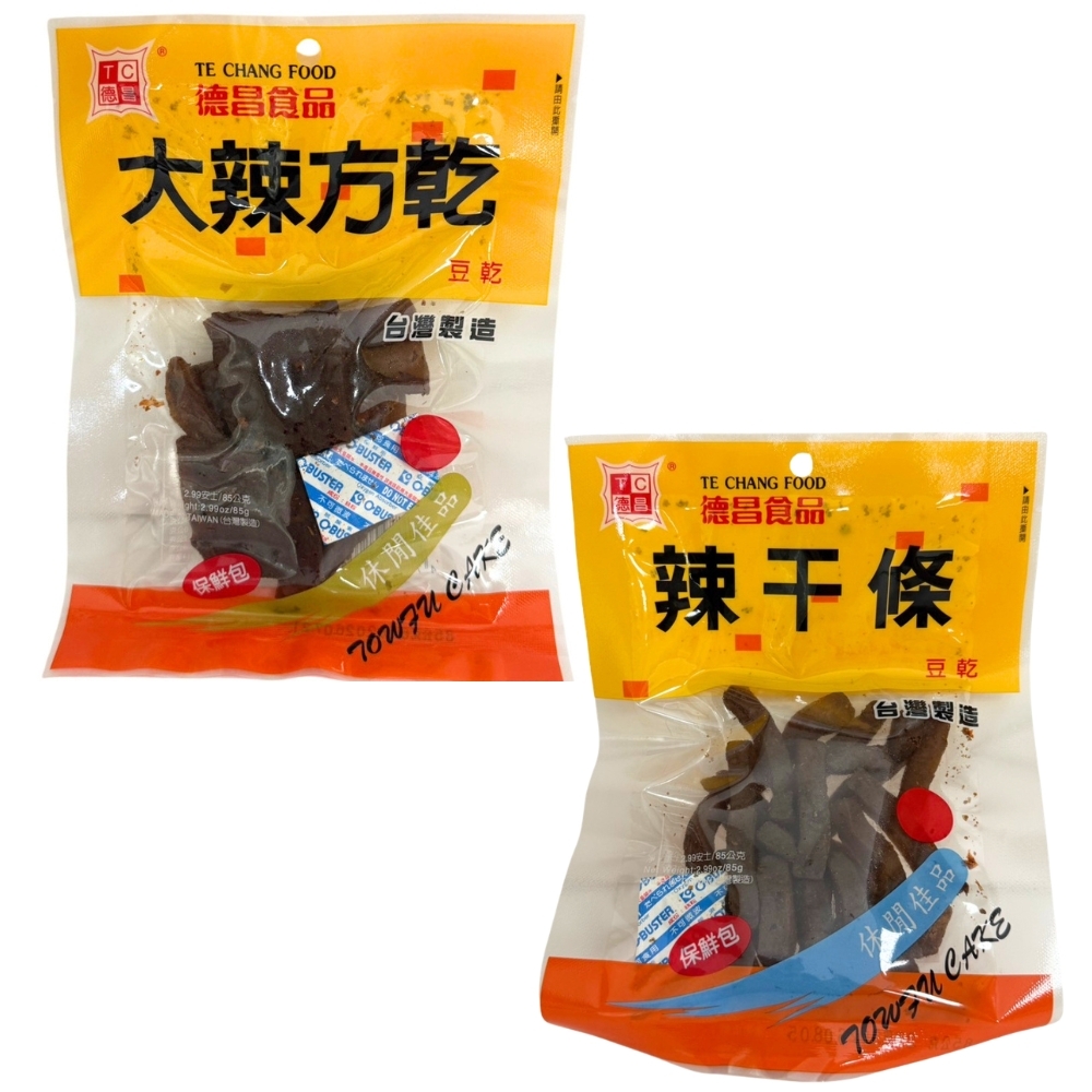 【短效品特價】(箱購)德昌 辣干條/大辣方乾 85gx 10包