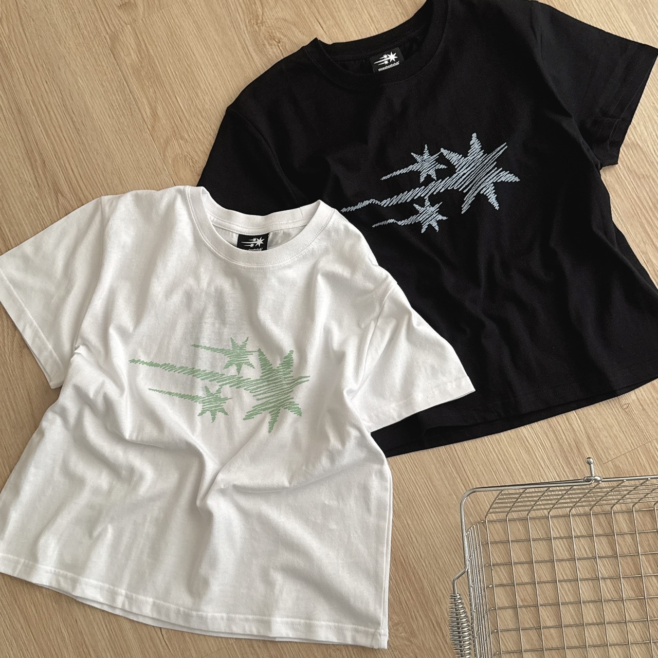 （現貨）韓牌 niceghostclub NGC SKETCH 3STAR 塗鴉logo 短T NG2GMUT535A