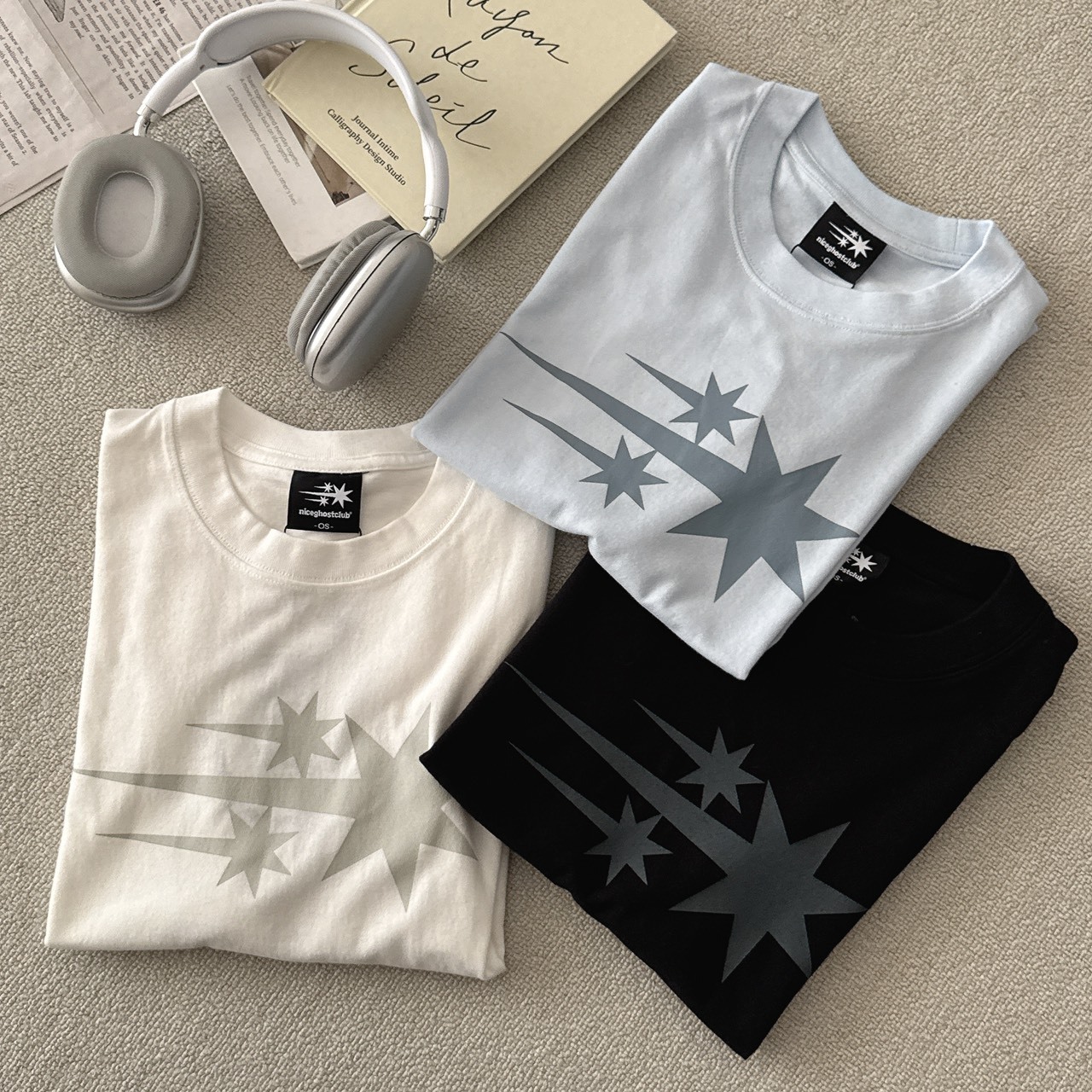 （現貨）韓牌 niceghostclub NGC 3STAR SYMBOL CROP 修身 短T NG2FMFT538A