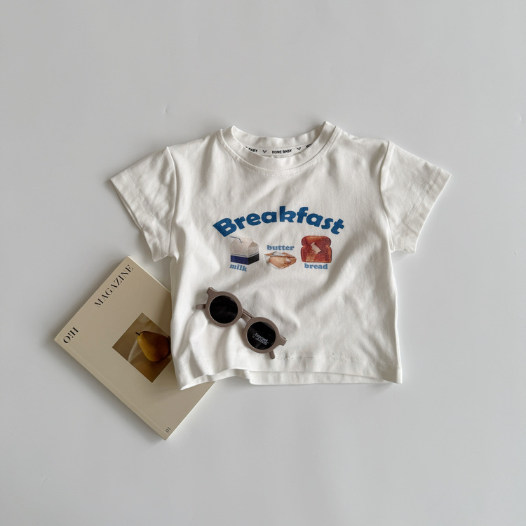 可愛麵包塗鴉上衣