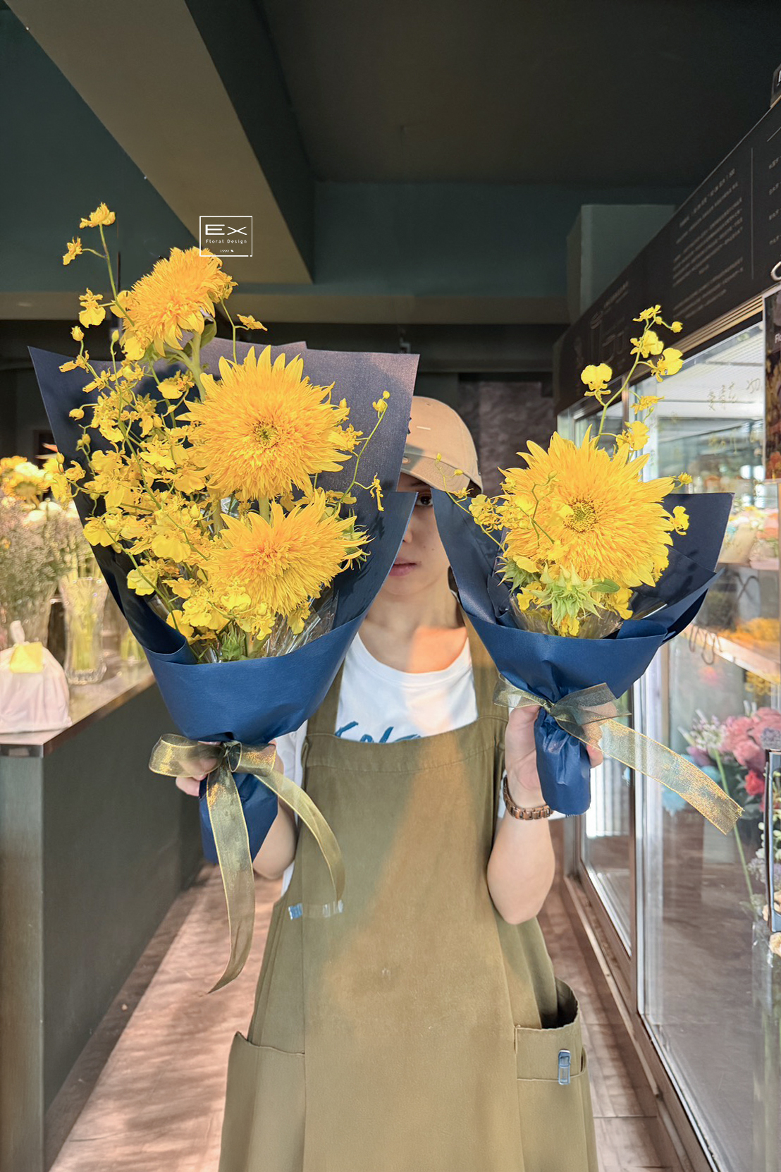 Ted. bouquet｜泰迪熊向日葵 畢業花束
