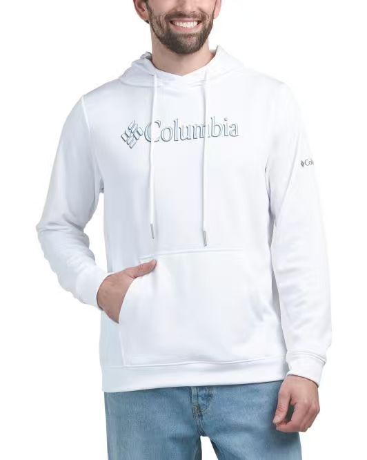 【預購】COLUMBIA H060502 男裝經典連帽衛衣 (白色)