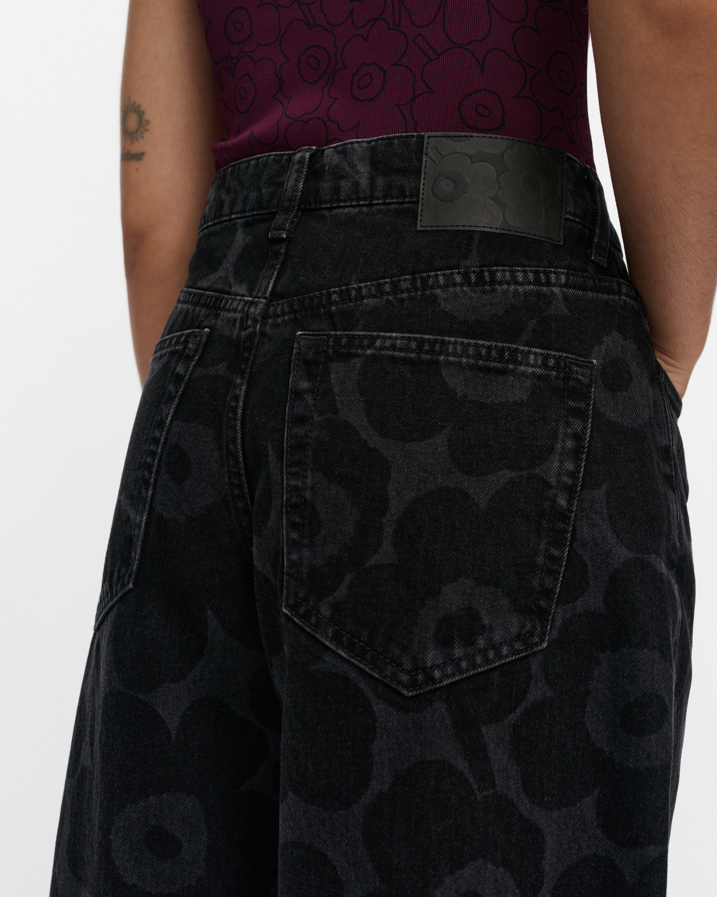 marimekko Maridenim Loose Unikko S 牛仔褲