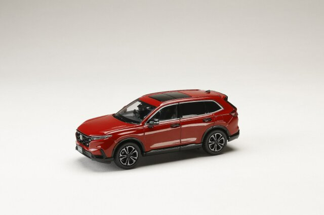 [預訂] Hobby Japan 1/43 本田 CR-V e:HEV RS 黑色特別版 閃焰紅珍珠