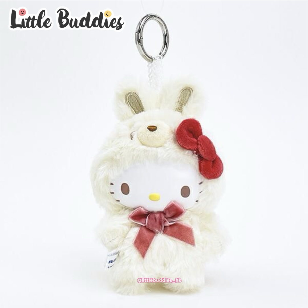 日本 Sanrio Fine Face 系列 兔仔造型樹脂面公仔匙扣