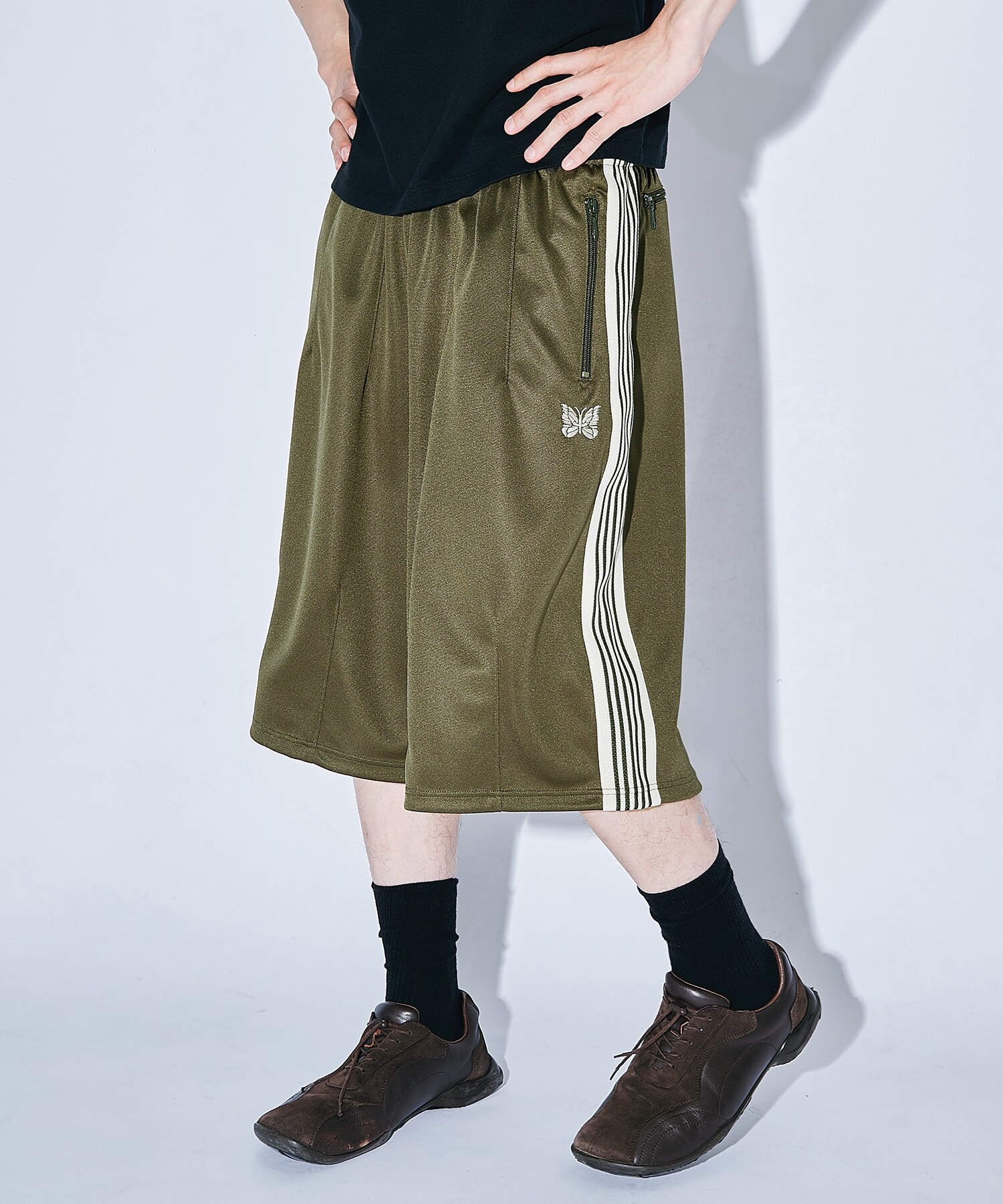 <6月新品> NEEDLES 日本 限定 studious 別注  H.D Track Short Pant 運動短褲 四色