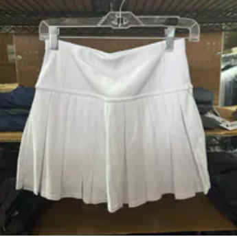 [S] DKNY WHITE MINI FLARED SKIRT, DP6K1012-WHT (SD2022)
