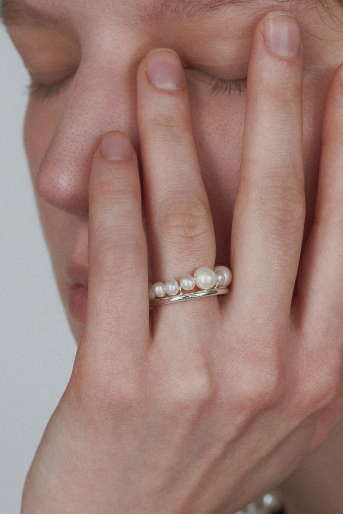 MONDAY EDITION PEARL BUD RING MERG260202SV