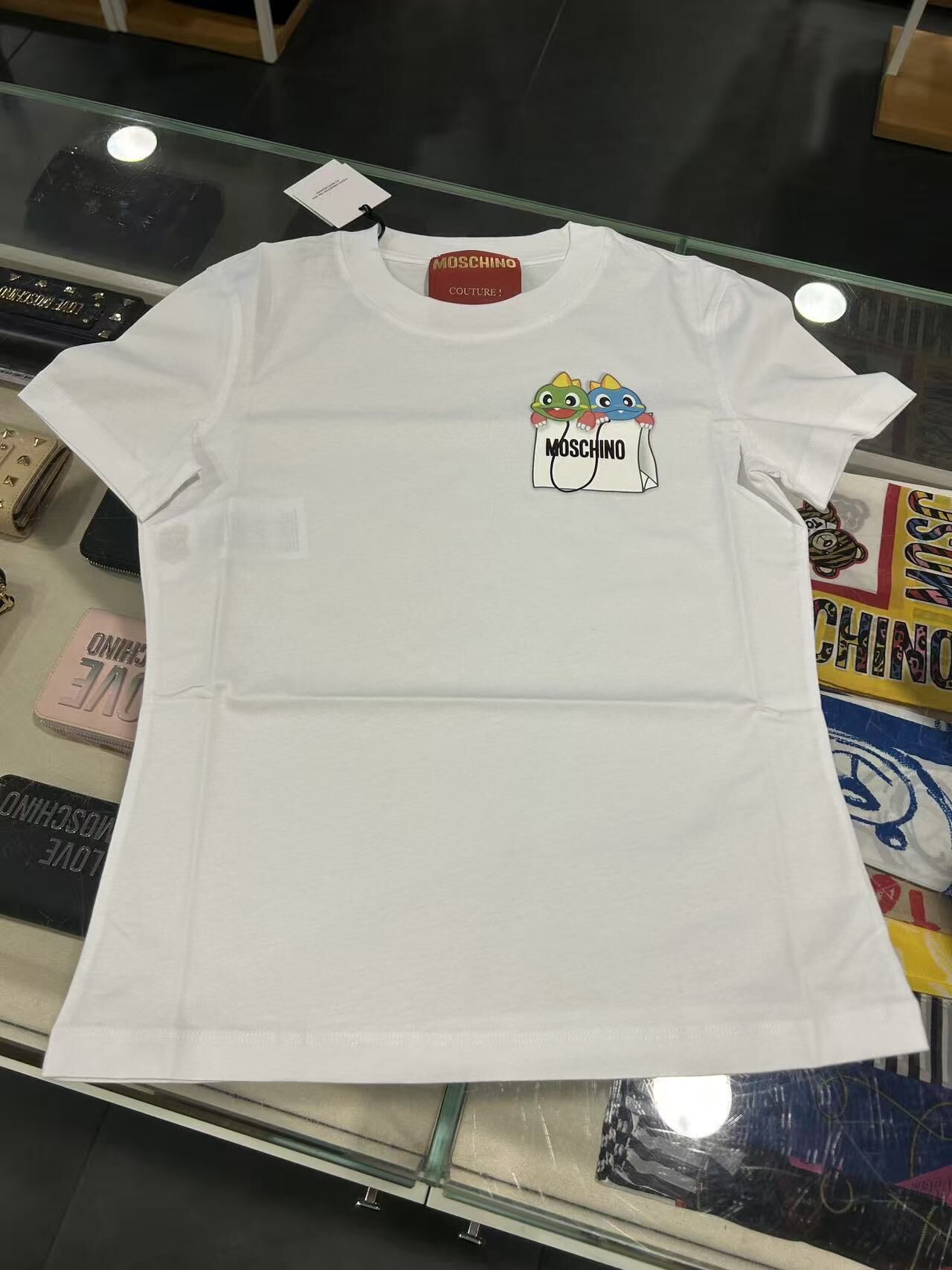 LYS01872 Moschino Puzzle Bobble T-Shirt 白色