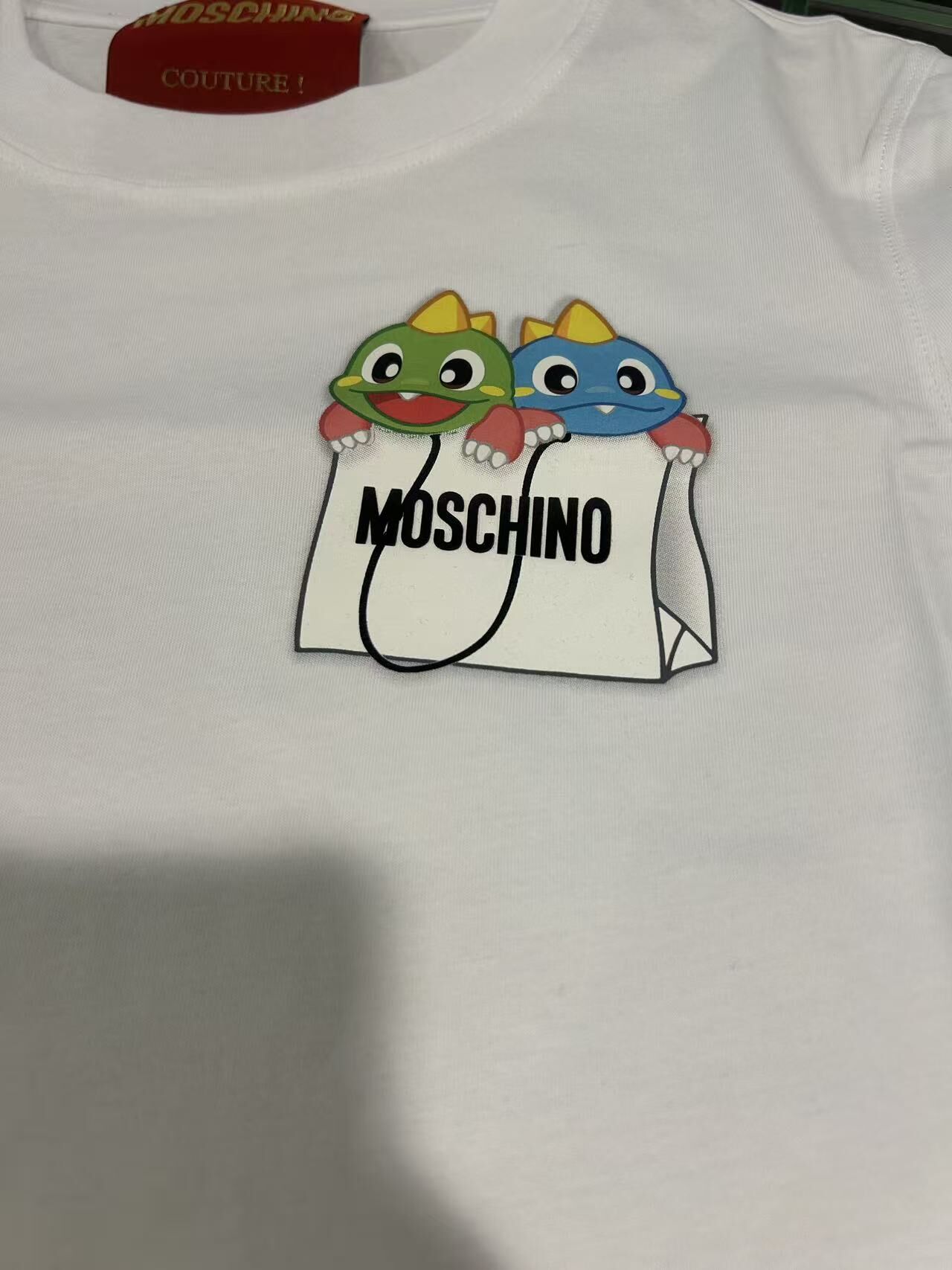 LYS01872 Moschino Puzzle Bobble T-Shirt 白色