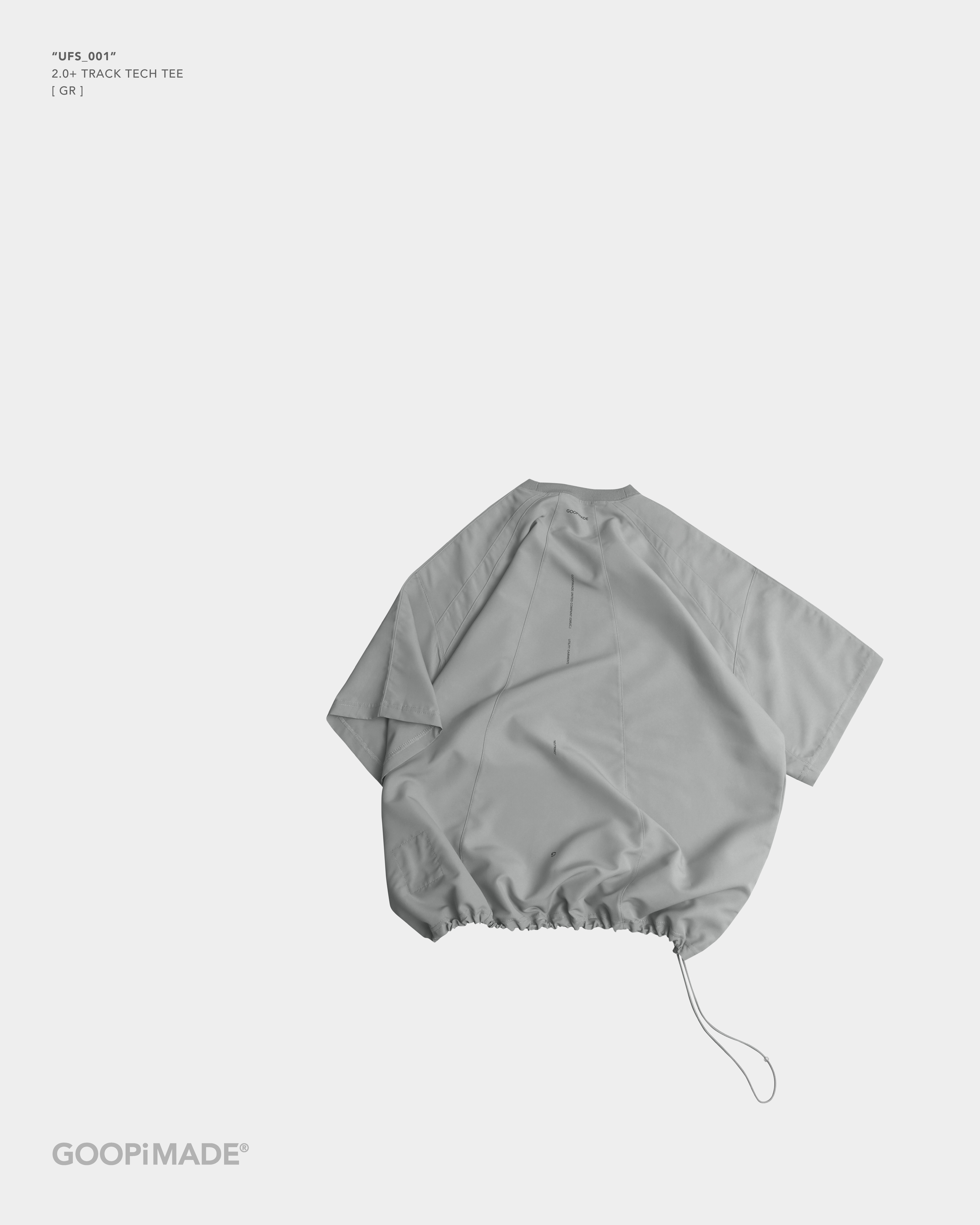 GOOPiMADE “UFS_001” 2.0+ Track TECH Tee - GR