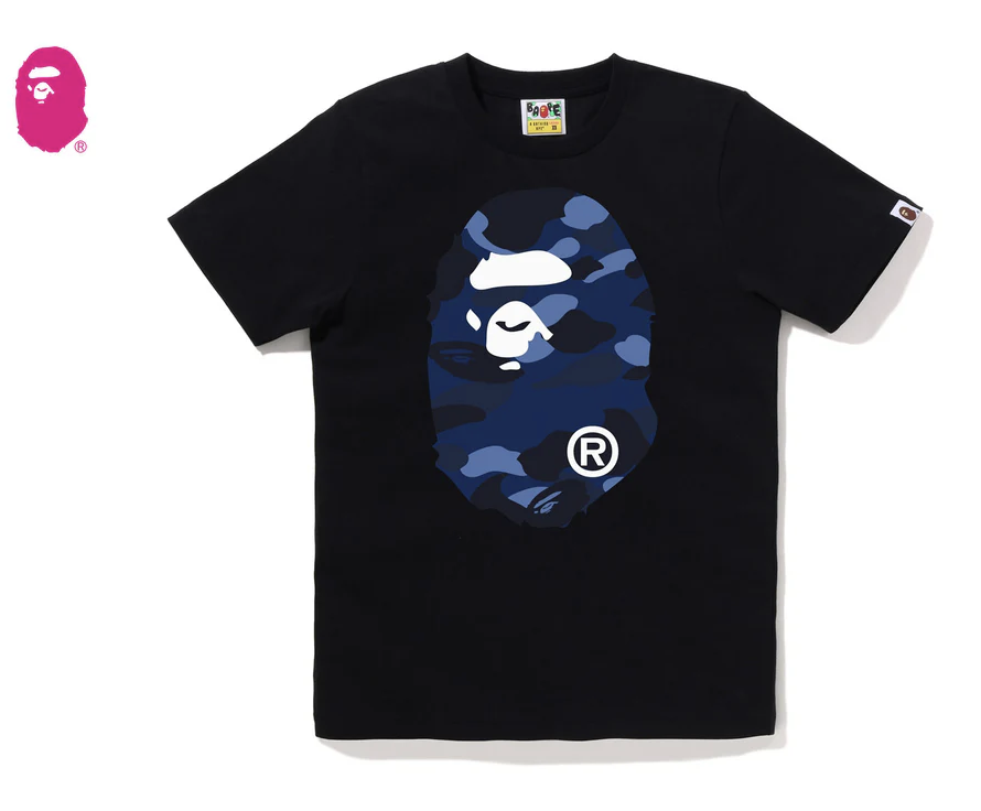 【BAPE女生】0606發售 正反猿人頭 COLOR CAMO BIG APE HEAD TEE
