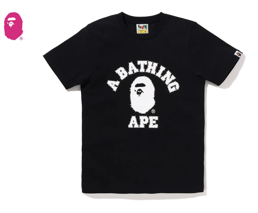 【BAPE女生】0606發售 CRYSTAL STONE COLLEGE TEE