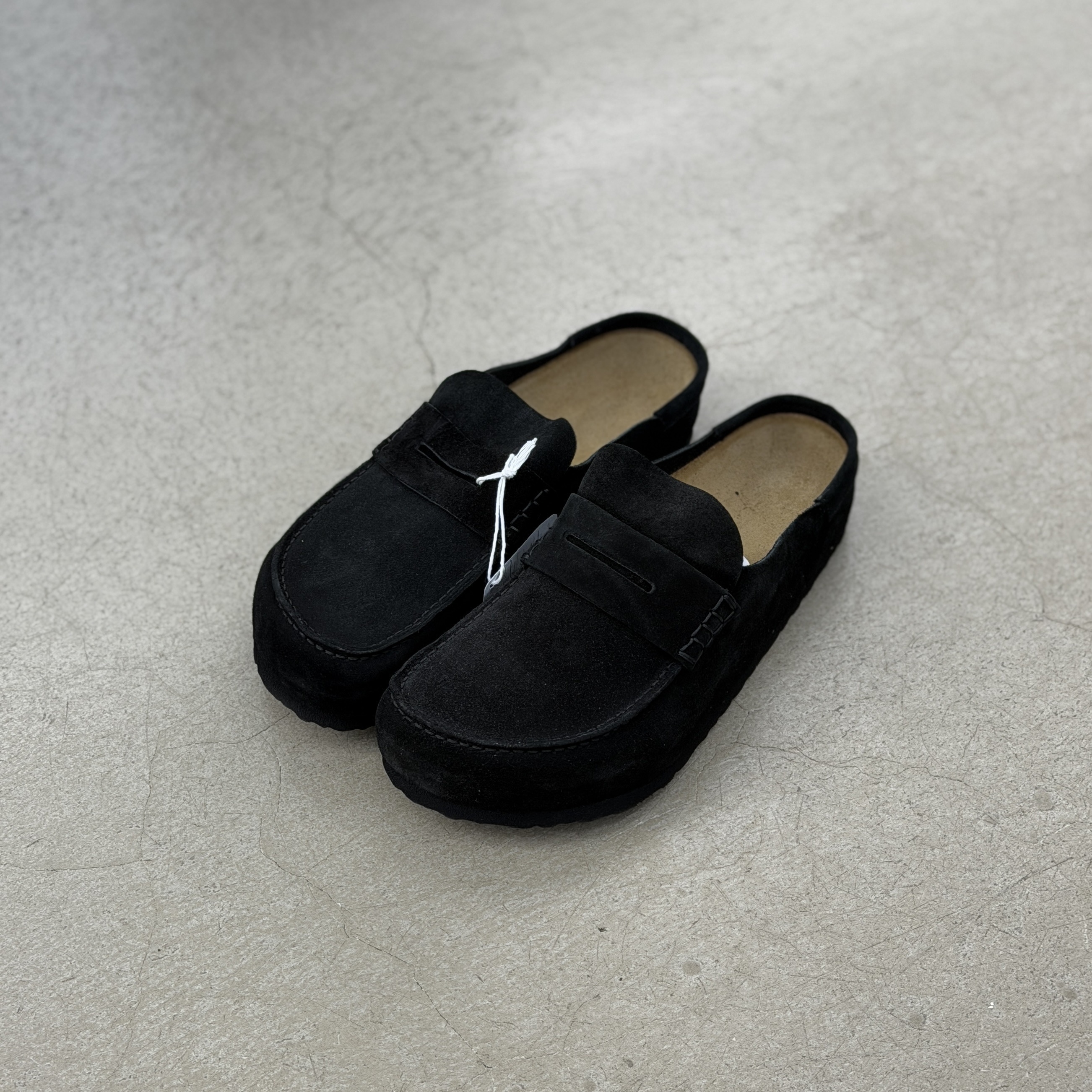 Birkenstock Naples Wrapped Suede Leather - Black l 1030795