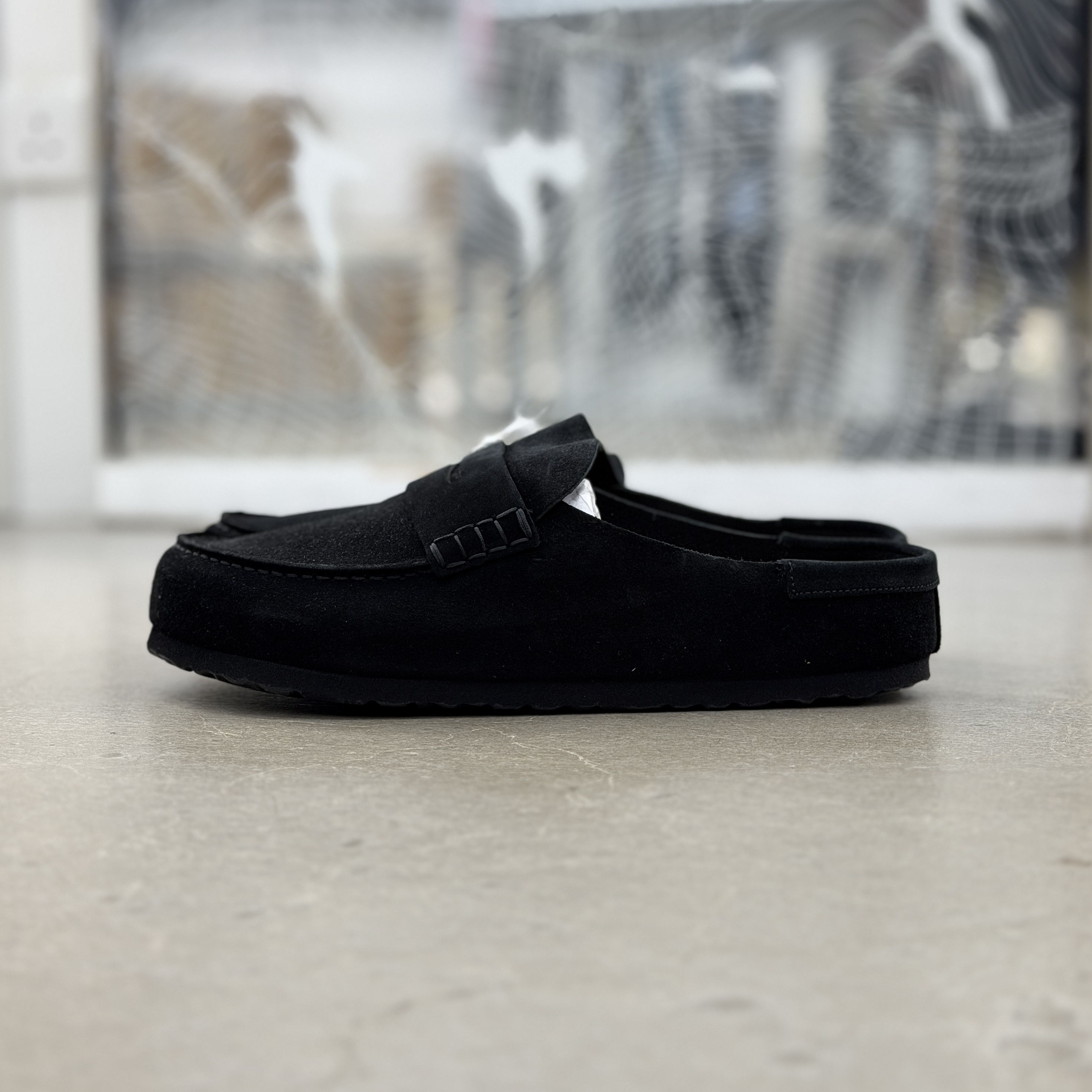 Birkenstock Naples Wrapped Suede Leather - Black l 1030795