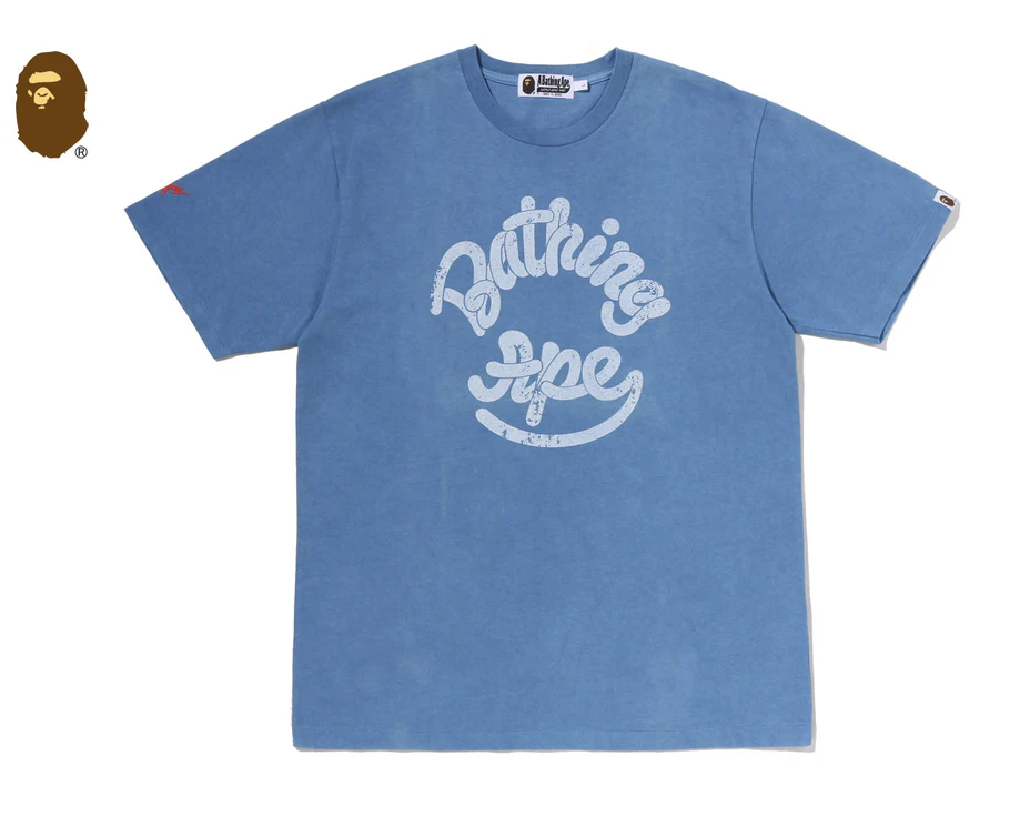 【BAPE男生】0606發售LOGO INDIGO TEE