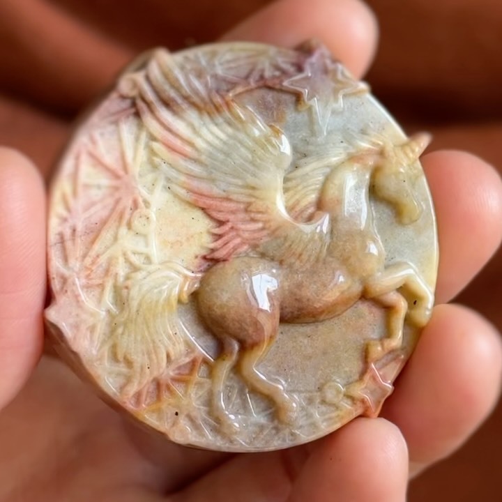[原石] 海洋碧玉 獨角獸