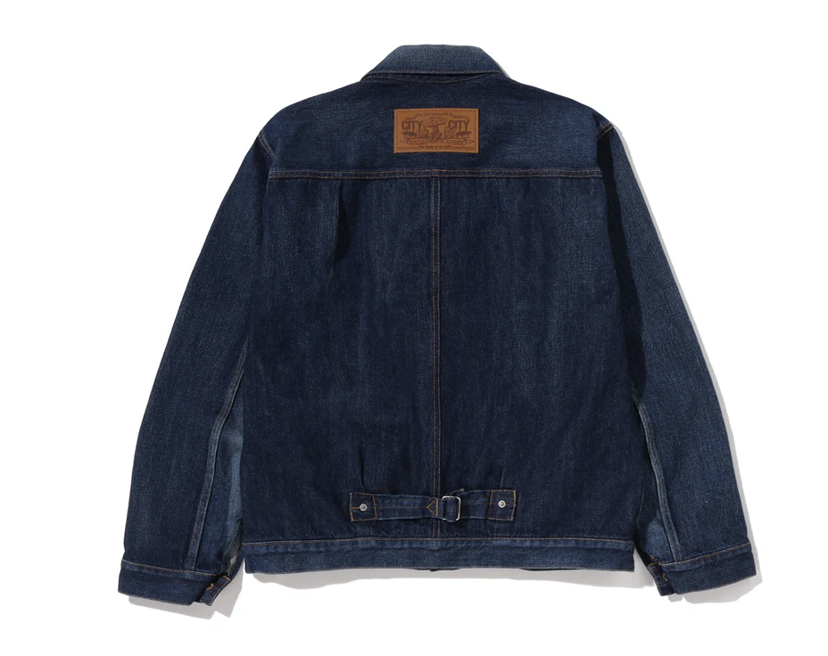 【BAPE男生】0606發售 APE HEAD DENIM JACKET