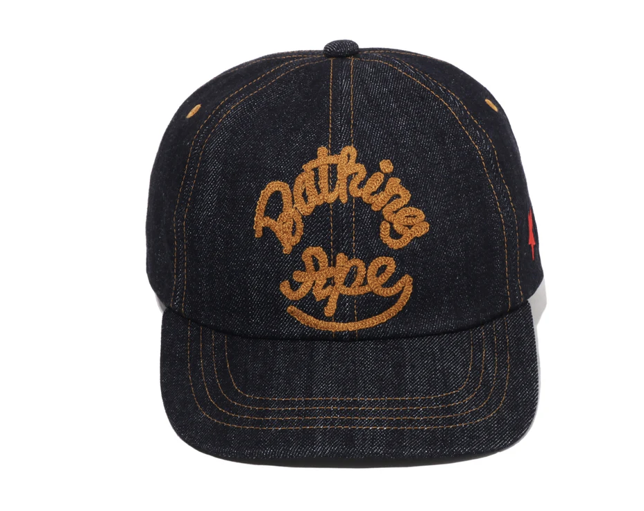 【BAPE配件】0606發售LOGO WASHED DENIM CAP