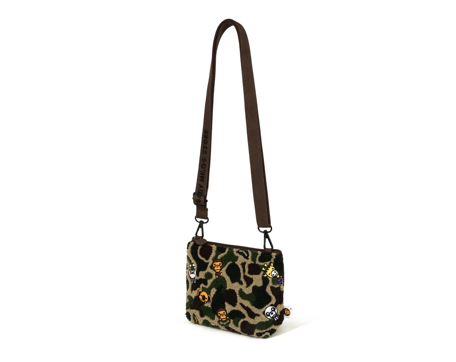 【BAPE配件】0606發售BABY MILO EMBROIDERY MINI CROSS BAG