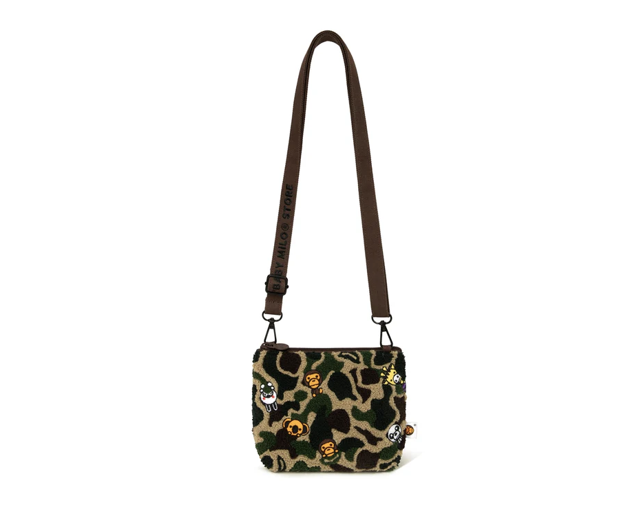 【BAPE配件】0606發售BABY MILO EMBROIDERY MINI CROSS BAG