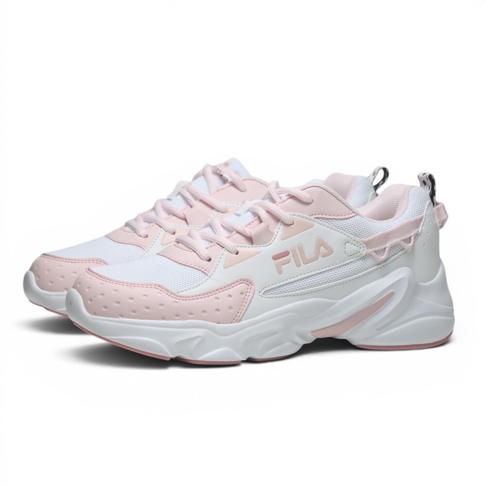 FILA 休閒鞋 HIDDEN TAPE 白粉 復古 老爹鞋 女 5C329A155