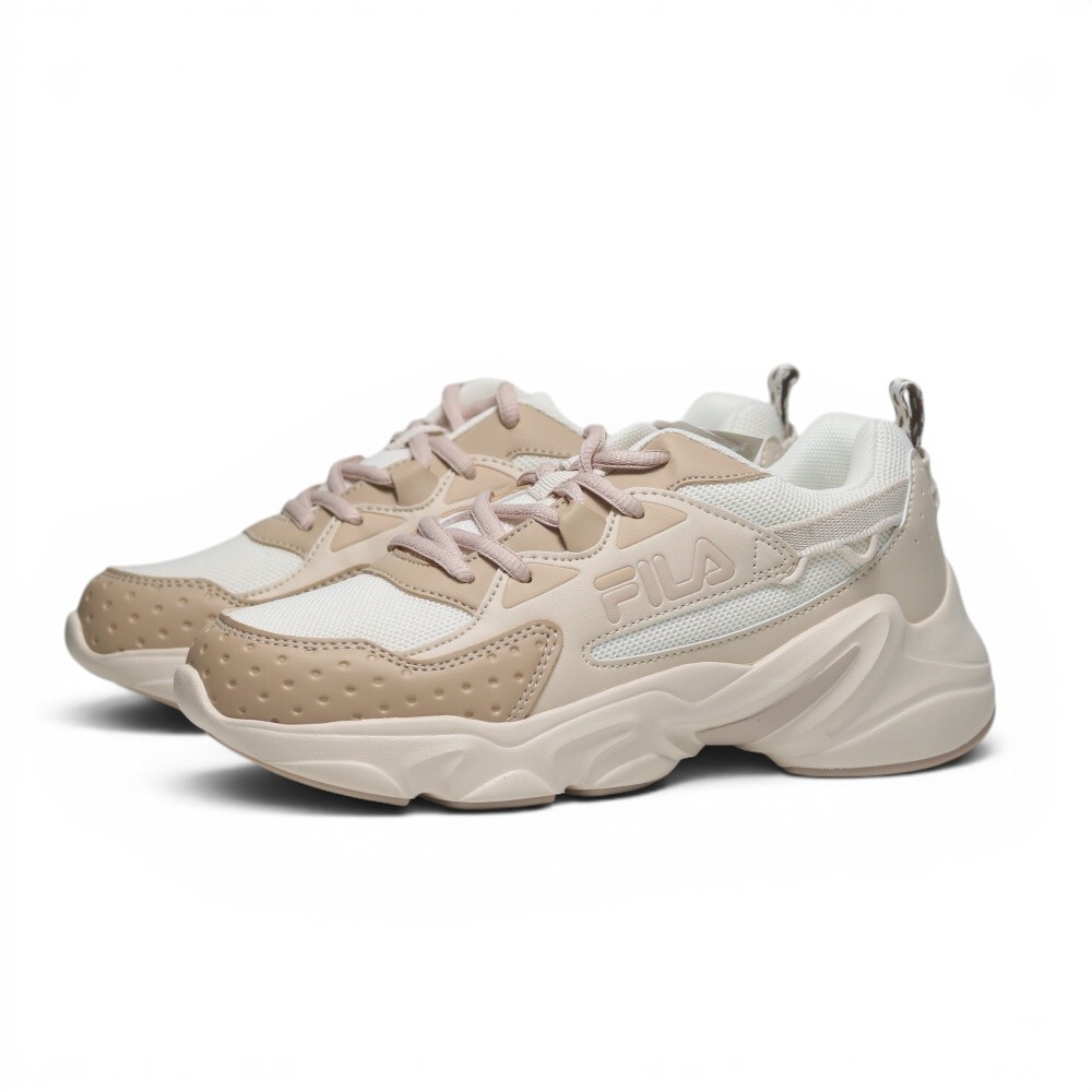 FILA 休閒鞋 HIDDEN TAPE 奶茶 復古 老爹鞋 女 5C329A717