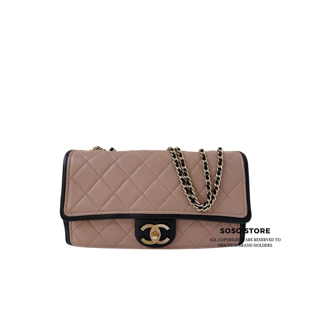 Chanel Classic Flap Bag - Nude Pink / GHW