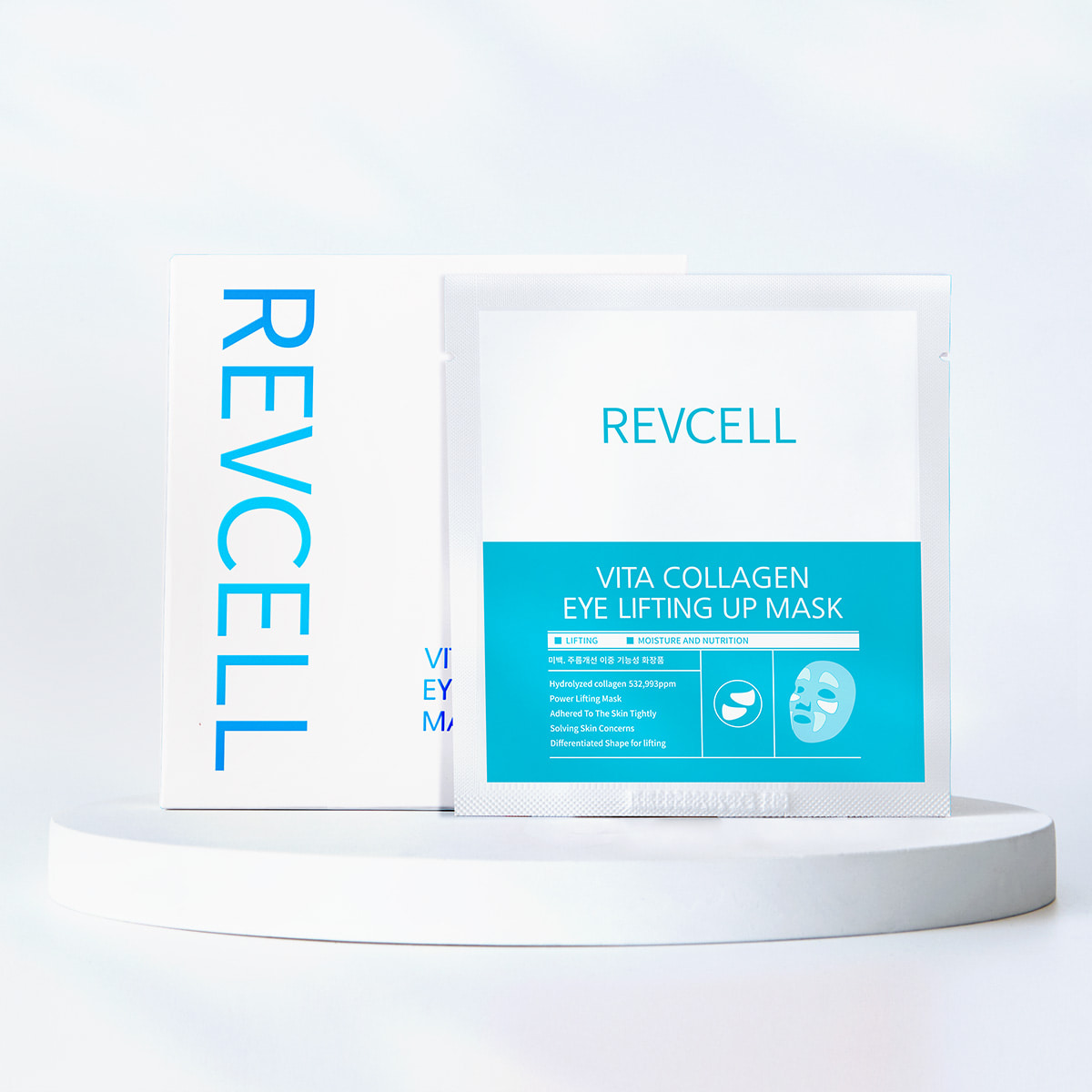 【直播】Revcell LX060564 深海高濃度膠原維他命蛋白眼部提升面膜（5對裝）