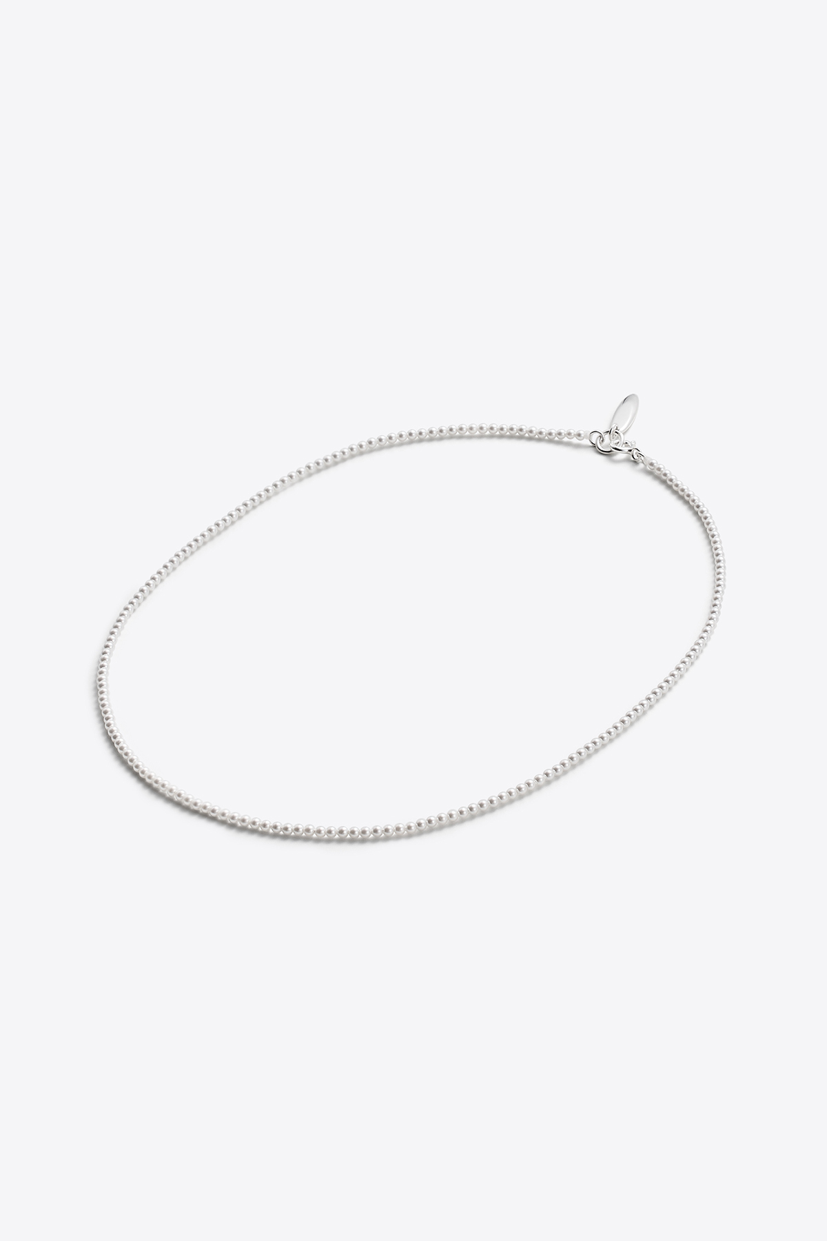 MONDAY EDITION EVERYDAY PEARL NECKLACE 2MM MWNL22801WH