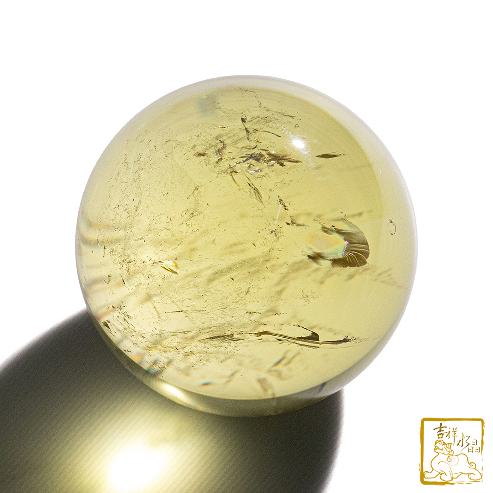 黃水晶球 4.5cm 自信活力