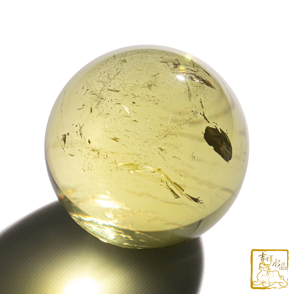 黃水晶球 4.5cm 自信活力